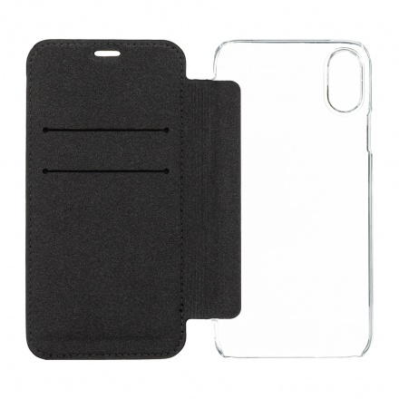 KLFLBKPXIKPUBK Karl Lagerfeld Ikonik Book Case Black pro iPhone X, 2440854