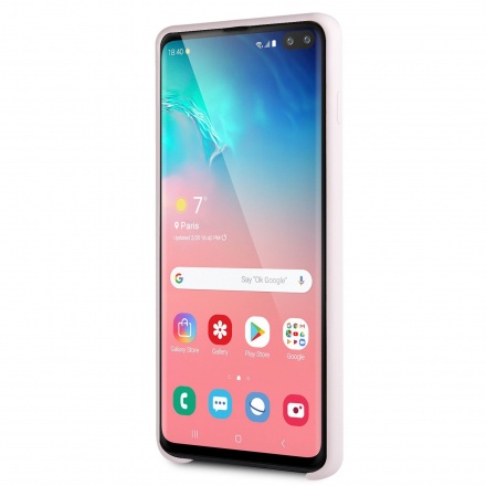 GUHCS10PLSGLLP Guess Silikonový Kryt pro Samsung Galaxy S10 Plus Pink, 2448943