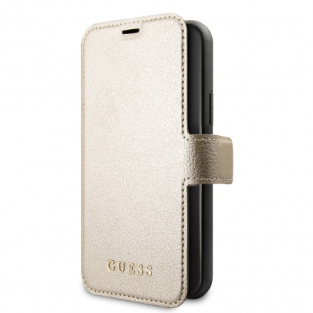 GUFLBKSN61IGLGO Guess Iridescent Book Pouzdro pro iPhone 11 Gold, 2448578