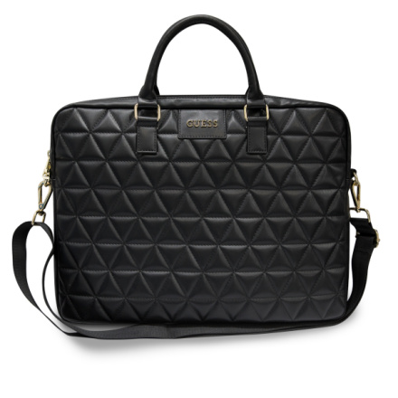 Guess Quilted Taška pro Notebook 15" Black, GUCB15QLBK