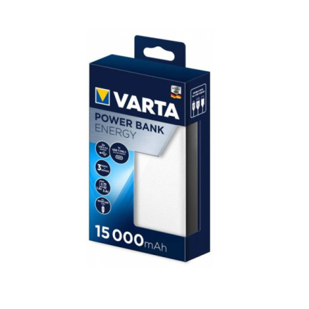 VARTA Powerbanka Energy 15000mAh White, 57977101111