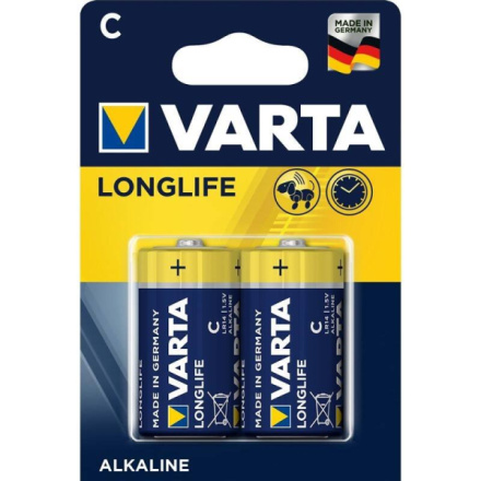 Varta Longlife C Baterie 2ks, 4114101412