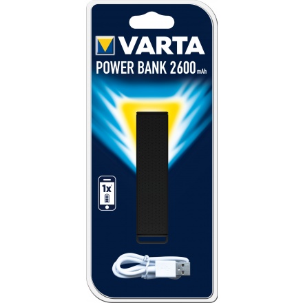 VARTA Power Bank 2600mAh Black, 2435531