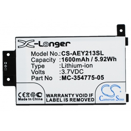 CS-AEY213SL Baterie 1600mAh Li-ion pro Kindle Paperwhite, 2446825