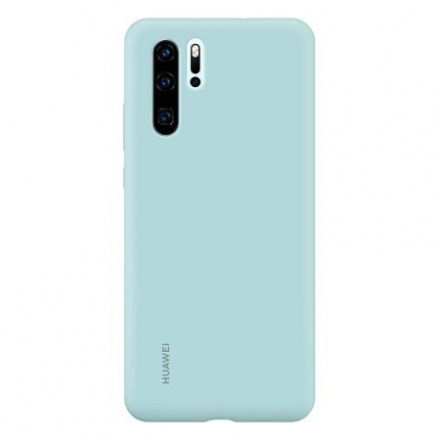 Huawei Original Silicone Pouzdro Light Blue pro Huawei P30 Pro, 2445163