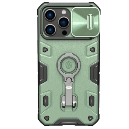 Nillkin CamShield Armor PRO Zadní Kryt pro Apple iPhone 14 Pro Max Dark Green, 57983111902