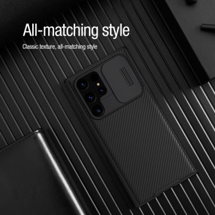 Nillkin CamShield PRO Magnetic Zadní Kryt pro Samsung Galaxy S22 Ultra Black, 57983114869