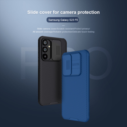 Nillkin CamShield PRO Zadní Kryt pro Samsung Galaxy S23 FE Blue, 57983118356