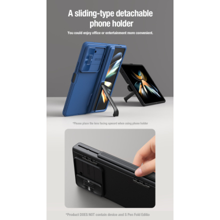Nillkin CamShield FOLD Stand Zadní Kryt pro Samsung Galaxy Z Fold 5 Black, 57983117199
