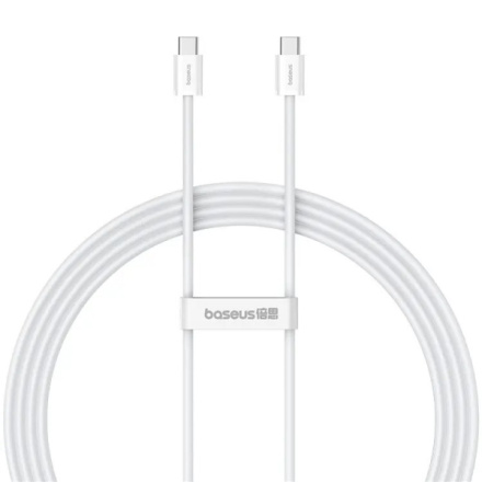 Baseus Superior Series 2 Fast Charging Datový Kabel USB-C - USB-C 30W 2m Moon White, P10365200211-01