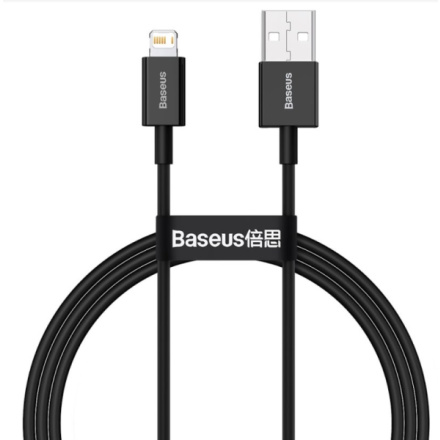 Baseus  Superior Fast Charging Datový Kabel USB to Lightning 2.4A 1m Black, CALYS-A01