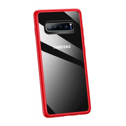 USAMS Mant Zadní Kryt pro Samsung Galaxy S10 Plus Red , 2443003