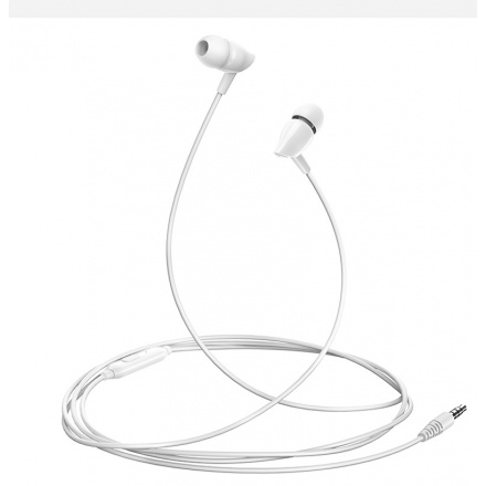 USAMS EP-37 In-Ear Stereo Headset 3,5mm White, 2449282