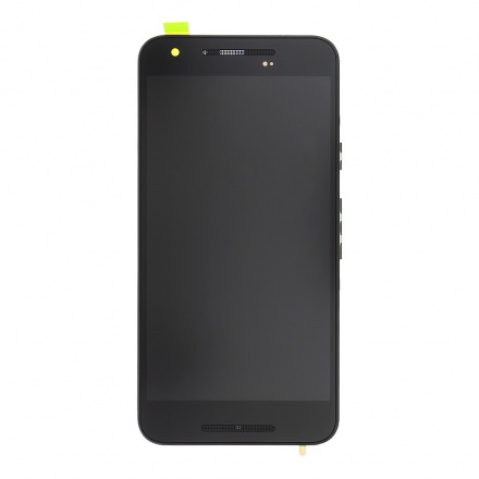 LG H791 Nexus 5X LCD Display + Dotyková Deska + Přední Kryt Black, 28158