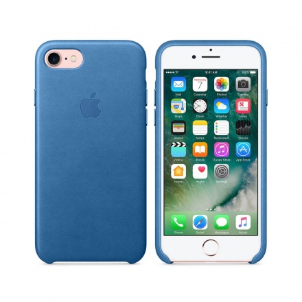 MMY42ZM/A Apple Leather Cover Sea Blue pro iPhone 7/8 (EU Blister), 2437866