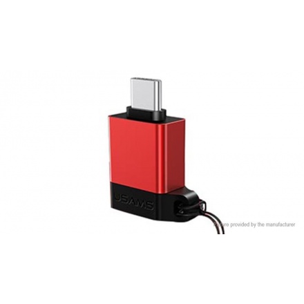 USAMS SJ186 Adapter Type-C/USB 3.0 OTG Red (EU Blister), 2437893