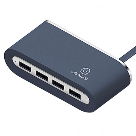 USAMS SJ238 4 Ports USB Hub Blue (EU Blister), 2440130