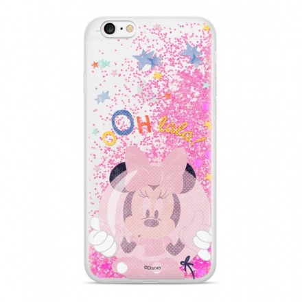 Disney Minnie 046 Glitter Back Cover Pink pro iPhone 7/8 Plus, 2442296