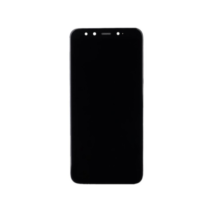 LCD Display + Dotyková Deska + Přední Kryt pro Xiaomi Mi A2 Black, 2443713 - neoriginální