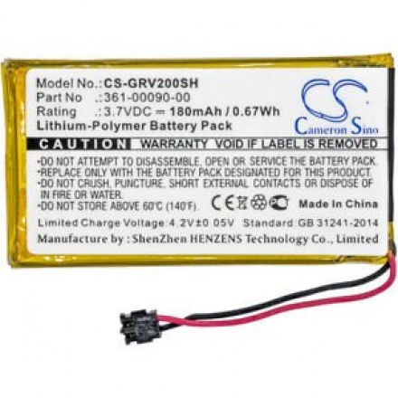 CS-GRV200SH Baterie 180mAh Li-Pol pro Garmin Vivoactive HR, 2443718