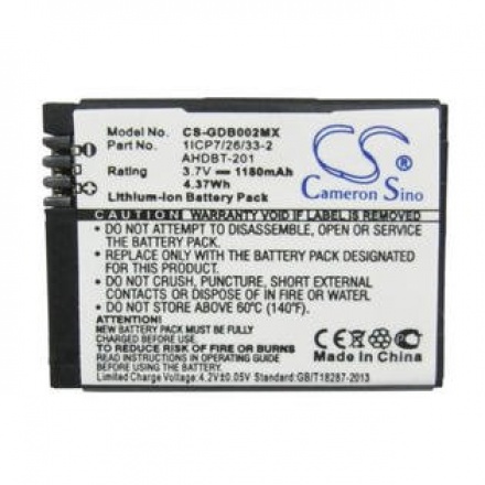 CS-GDB002MX Baterie 1180mAh Li-Ion pro GoPro Hero 3/3+, 2443790