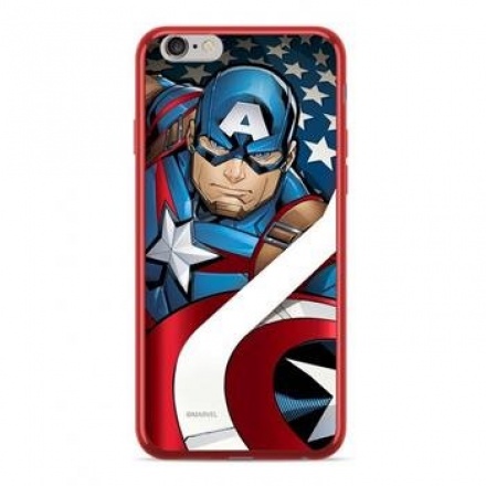 MARVEL Captain America 004 Zadní Kryt pro iPhone X Red, 2445155