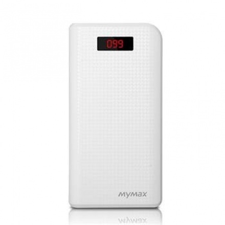 MyMAx PowerBank 30000mAh White (Pošk. Blister), 2445606