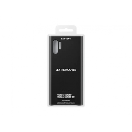 EF-VN975LBE Samsung Kožený Kryt pro N975 Galaxy Note 10+ Black, 2448847