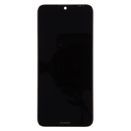 Huawei Y6s LCD Display + Dotyková Deska + Přední Kryt Black, 2451258 - neoriginální