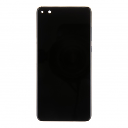 Huawei P40 LCD Display + Dotyková Deska + Přední Kryt Black (Service Pack), 2451890