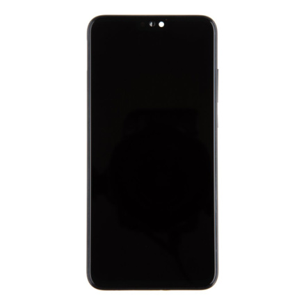 Honor 8X/9X Lite LCD Display + Dotyková Deska + Přední Kryt Midnight Black, 2453786 - neoriginální
