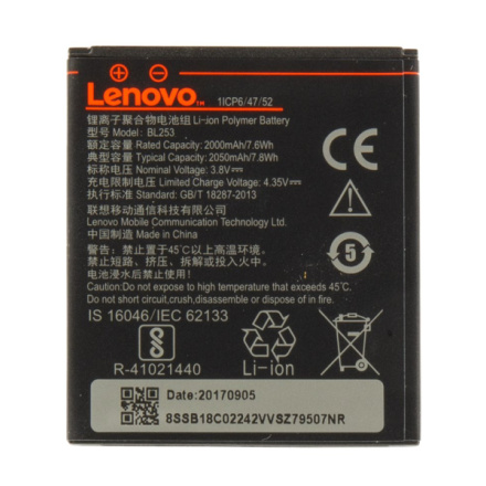 Lenovo BL253 Original Baterie 2050mAh Li-Pol (Service Pack), SB18C02242