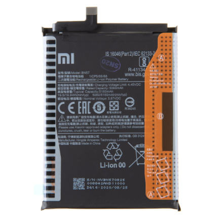 BN57 Xiaomi Original Baterie 5160mAh (Service Pack), 460200003J1G