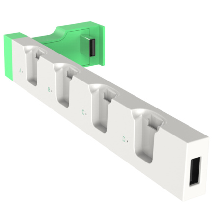 iPega 9186A Charger Dock pro N-Switch a Joy-con White/Green, 57983101673