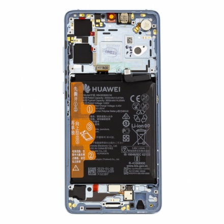 LCD Display + Dotyková Deska + Přední Kryt Huawei P30 Breathing Crystal (Service Pack), 02354HMF