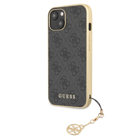 Guess 4G Charms Zadní Kryt pro iPhone 13 Grey, GUHCP13MGF4GGR