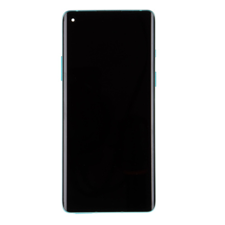 LCD Display + Dotyková Deska + Přední Kryt pro OnePlus 8 Glacial Green (Service Pack), 2011100173