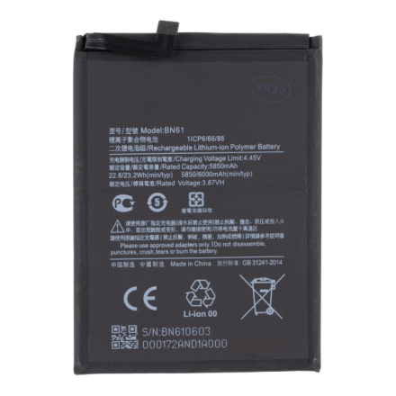 BN61 Xiaomi Baterie 6000mAh (OEM), 57983108776