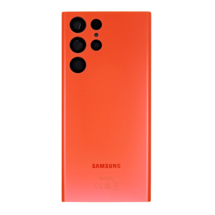 Samsung S908B Galaxy S22 Ultra Kryt Baterie Red (Service Pack), GH82-27457H