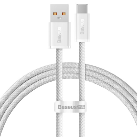 Baseus  Dynamic Series Fast Charging Datový Kabel USB - USB-C 100W 1m White, CALD000602