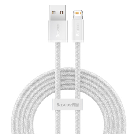 Baseus  Dynamic Series Kabel USB to Lightning 2.4A 2m White, CALD000502