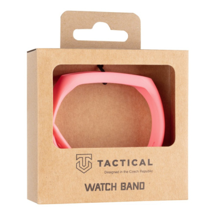 Tactical 826 Silikonový Řemínek pro Xiaomi Mi Band 7 Pink, 57983110406