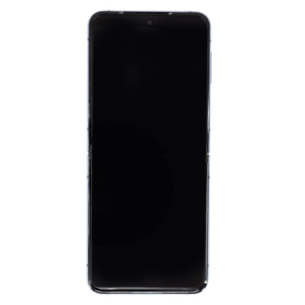 LCD display + Dotyk + Přední Kryt Samsung F721 Galaxy Z Flip 4 5G Blue (Service Pack), GH82-29440D