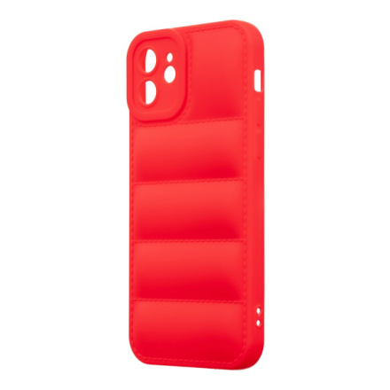 OBAL:ME Puffy Kryt pro Apple iPhone 12 Red, 57983117251