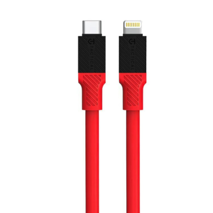 Tactical Fat Man Cable USB-C/Lightning 1m Red, 57983117398
