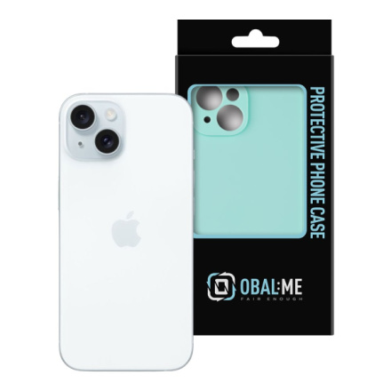 OBAL:ME Matte TPU Kryt pro Apple iPhone 15 Turquoise, 57983117497