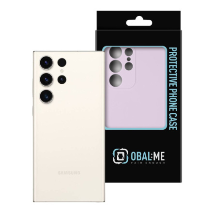 OBAL:ME Matte TPU Kryt pro Samsung Galaxy S23 Ultra Purple, 57983117550