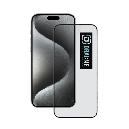 OBAL:ME 5D Tvrzené Sklo pro Apple iPhone 15 Pro Max Black, 57983118466