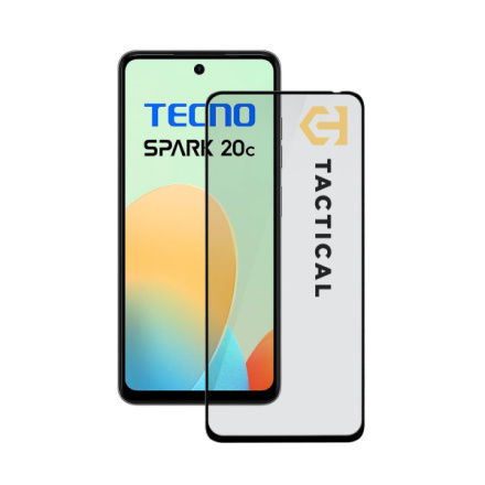 Tactical Glass Shield 5D sklo pro Tecno Spark 20c Black, 57983119909