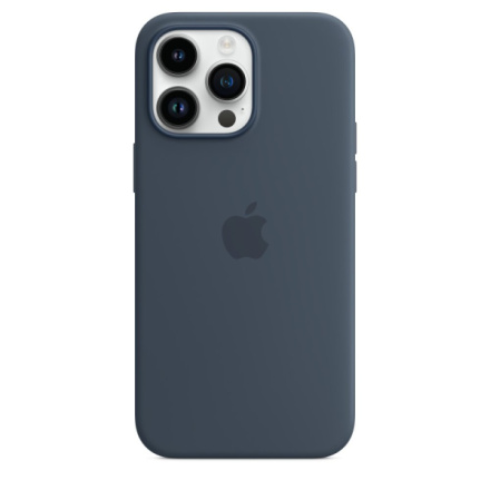 MPTQ3ZM/A Apple Silikonový Kryt vč. Magsafe pro iPhone 14 Pro Max Storm Blue (Pošk. Balení), 57983120444